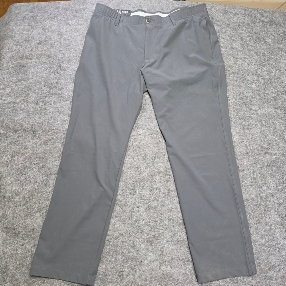 Under Armour Mens‎ Golf Tapered Pant Technical Grey 40/30 Stretch Performance